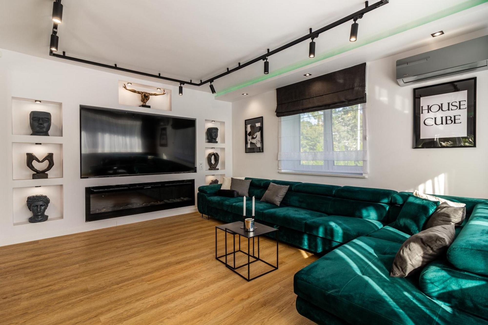 Housecube, Bar , Prywatne Kino, Bilard , Luxus Villa Wroclaw Bagian luar foto